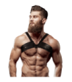 FETISH SUBMISSIVE ATTITUDE - ARNÉS ECOPIEL BRIGADE PECHO HOMBRE