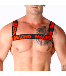 MACHO - ARNÉS DOBLE ROJO