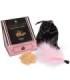 SECRETPLAY - GOLDEN LIGHT KIT POLVOS COMESTIBLES Y PLUMA CHOCOLATE AFRODISIACO
