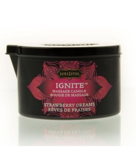KAMASUTRA - VELA DE MASAJE SUEÑOS DE FRESA 170 GR