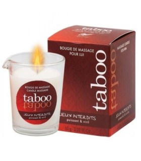 RUF - TABOO VELA DE MASAJE PARA ÉL JEUX INTERDITS AROMA LIQUEN SALVAJE