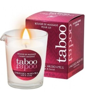 RUF - TABOO VELA DE MASAJE PARA ÉL CARESSES ARDENTES AROMA HELECHO