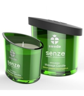 SWEDE - SENZE AROUSING VELA MASAJE - LIMÓN, PIMIENTA, EUCALIPTO