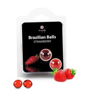 SECRETPLAY - BRAZILIAN BALLS FRESAS SET 2 BOLAS