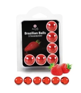 SECRETPLAY - SET 6 BRAZILIAN BALLS FRESA