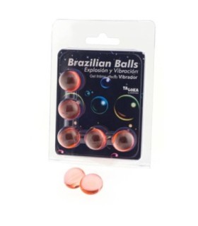 TALOKA - BRAZILIAN BALLS GEL EXCITANTE EFECTO VIBRACIÓN 5 BOLAS