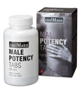 CoolMann Male Potency Tabs – Complemento alimenticio para la vitalidad masculina