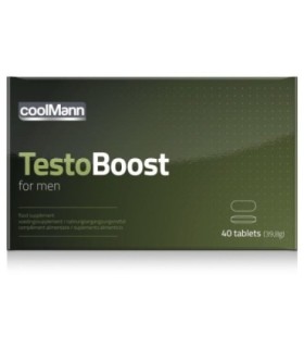 CoolMann Testoboost – Complemento alimenticio con Tribulus Terrestris y Saw Palmetto