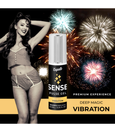 COQUETTE CHIC DESIRE - PULSE GEL FRESA VIBRACIÓN LIQUIDA PREMIUM 6ML
