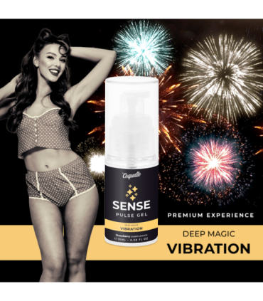 COQUETTE CHIC DESIRE - PULSE GEL FRESA VIBRACIÓN LIQUIDA PREMIUM 15ML
