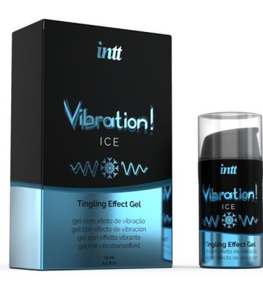 INTT - POTENTE ESTIMULANTE ÍNTIMO GEL VIBRADOR EFECTO FRÍO 15ML