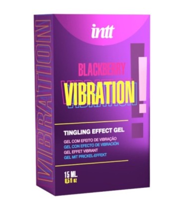 INTT RELEASES - GEL VIBRADOR LÍQUIDO SABOR MORA 15 ML