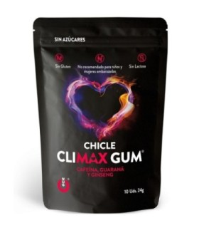 WUG Climax – Chicle funcional con Maca, Damiana y Ginseng para potenciar el deseo y la vitalidad íntima