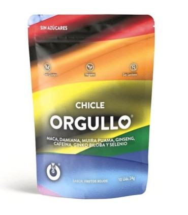 WUG Orgullo – Chicle Funcional con Maca, Ginseng y Ginkgo para Potenciar tu Vitalidad Íntima