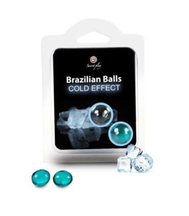 SECRETPLAY - BRAZILIAN BALLS EFECTO FRIO 2 UNIDADES