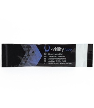 500 COSMETICS - U-VIRILITY LUBE LUBRICANTE EFECTO FRIO 10 X 5 ML