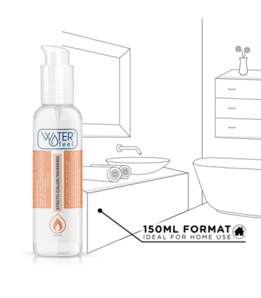 WATERFEEL - LUBRICANTE EFECTO CALOR 150 ML