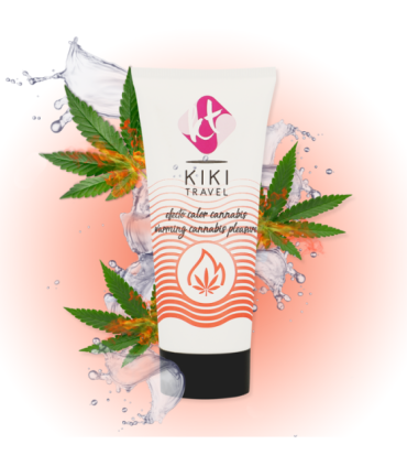 KIKÍ TRAVEL - GEL DESLIZANTE SABOR A CANNABIS EFECTO CALOR INTENSO 50 ML