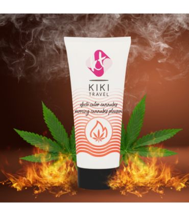 KIKÍ TRAVEL - GEL DESLIZANTE SABOR A CANNABIS EFECTO CALOR INTENSO 50 ML