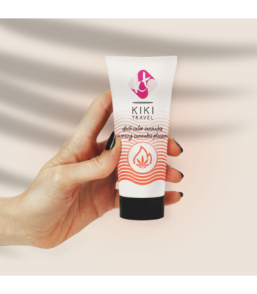 KIKÍ TRAVEL - GEL DESLIZANTE SABOR A CANNABIS EFECTO CALOR INTENSO 50 ML