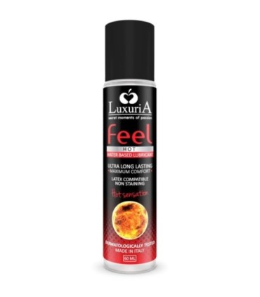 INTIMATELINE - LUXURIA FEEL HOT SENSATION LUBRICANTE BASE AGUA EFECTO CALOR 60 ML