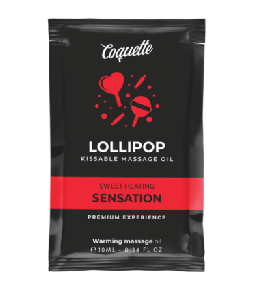 COQUETTE CHIC DESIRE - POCKET ACEITE MASAJE KISSABLE EFECTO CALOR PIRULETA 10 ML