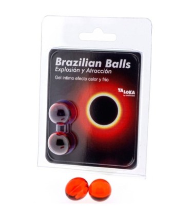TALOKA - BRAZILIAN BALLS GEL EXCITANTE EFECTO CALOR Y FRÍO 2 BOLAS
