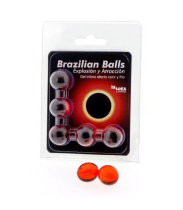 TALOKA - BRAZILIAN BALLS GEL EXCITANTE EFECTO CALOR Y FRÍO 5 BOLAS