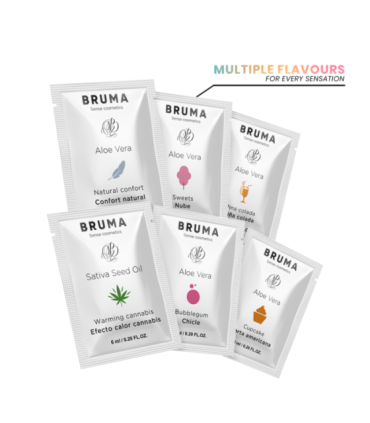BRUMA - 6 ML GEL DESLIZANTE CON ACEITE DE SEMILLA EFECTO CALOR SABOR CANNABIS