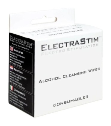 ELECTRASTIM - TOALLITAS HIGIÉNICAS CON ALCOHOL 10 UNIDADES