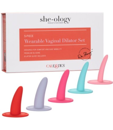 CALEXOTICS - KIT 5PC DILATADORES VAGINALES O ANALES MULTICOLOR