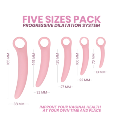 INTIMICHIC - SET 5 PIEZAS DILATADOR SILICONA