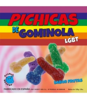 PRIDE - PICHITAS DE GOMINOLA FRUTAS CON AZUCAR LGBT