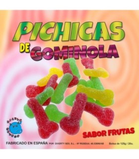 DIABLO GOLOSO - PICHITAS DE GOMINOLA FRUTAS CON AZUCAR