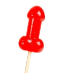 SECRETPLAY - PIRULETA PENE CARAMELO CEREZA CON EFECTO CALOR PICANTE