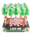 SECRETPLAY - EXPOSITOR PIRULETA PENE CARAMELO MENTA CON EFECTO FRIO (40 UNIDADES)