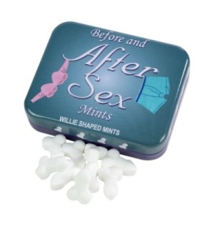 SPENCER & FLEETWOOD - CARAMELOS MENTA FORMA PENE PARA ANTES Y DESPUES DEL SEXO