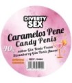 DIABLO PICANTE - 20 CARAMELOS CON FORMA DE PENE CON SABOR GIN TONIC