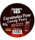DIABLO PICANTE - 20 CARAMELOS PENE CON SABOR RON COLA