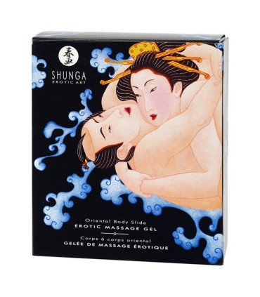 SHUNGA - GEL DE MASAJE ERÓTICO CUERPO A CUERPO ORIENTAL FRUTAS EXÓTICAS