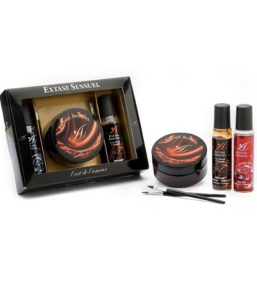 EXTASE SENSUAL - KIT COFRE CHOCOLATE AFRODISIACO