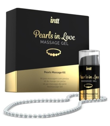INTT MASSAGE & ORAL SEX - PEARLS IN LOVE CON COLLAR DE PERLAS Y GEL DE SILICONA