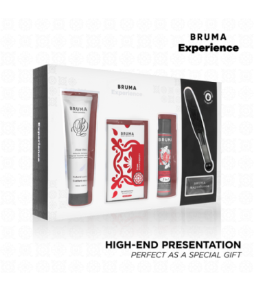 BRUMA XPERIENCE - KIT TENTACIÓN DULCE FRESA CON POTENCIADOR DE ORGASMOS