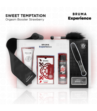 BRUMA XPERIENCE - KIT TENTACIÓN DULCE FRESA CON POTENCIADOR DE ORGASMOS