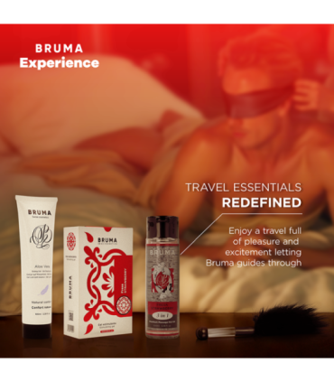 BRUMA XPERIENCE - KIT TENTACIÓN DULCE FRESA CON POTENCIADOR DE ORGASMOS