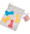 DIABLO PICANTE - 4 MINI JABONES PERFUMADOS FORMA PENE