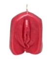 DIABLO PICANTE - VELA FORMA VAGINA ROJO