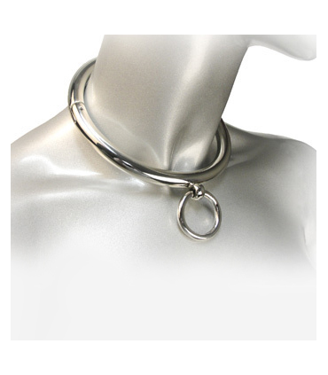 METAL HARD - BDSM COLLAR CON ARGOLLA 18CM