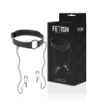 FETISH SUBMISSIVE - ANILLA MORDAZA CON PINZAS PARA PEZONES