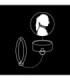 FETISH SUBMISSIVE - COLLAR CON CADENA CON FORRO DE NEOPRENO